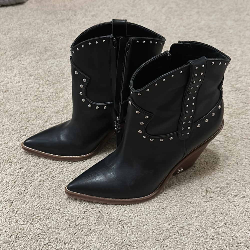 Sam Edelman Studded Western Booties